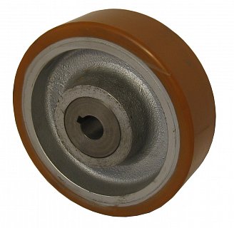 Samostatné hnací polyuretanové pojezdové kolo - C10.125x30/30-25 H7